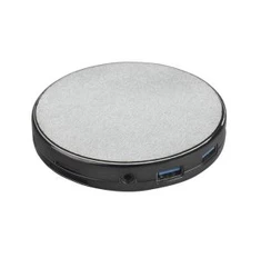 10 nan 1 USB TIP C Docking Station 4K @ HDMI, 1000Mbps Ethernet, 3.5MM Audio adaptè