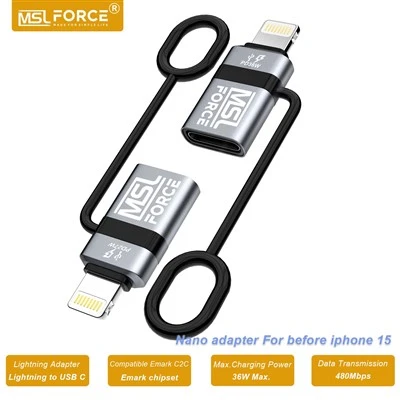 IPhone USB-C Adaptè Konvèsyon IOS Pou Kalite-C