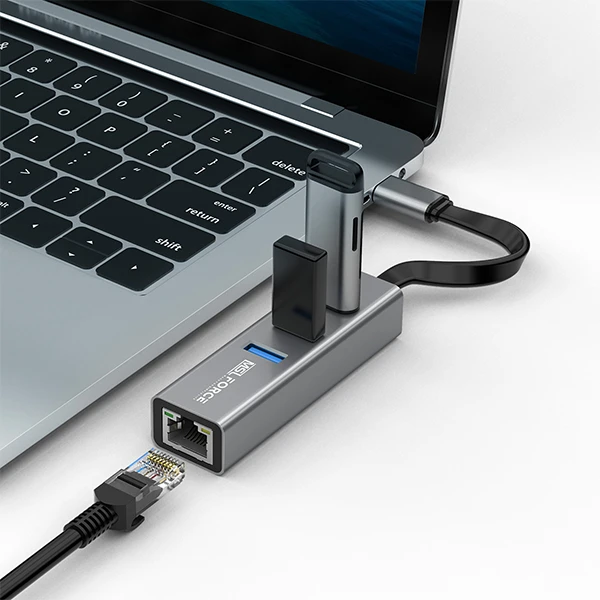 USB C To RJ45 With HUB Quick Connect SSD